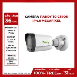 Camera TIANDY TC-C34QN IP Hồng Ngoại 4.0 Megapixel (I5W/E/Y/4mm/V4.2)