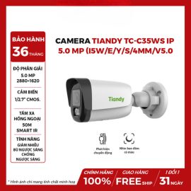 Camera TIANDY TC-C35WS IP Hồng Ngoại 5.0 MP (I5W/E/Y/S/4mm/V5.0