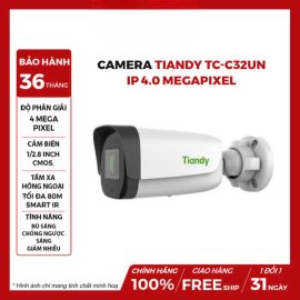 Camera TIANDY TC-C32UN IP Hồng Ngoại 4.0 MP (I8/A/E/Y/2.8-12mm/V4.2)