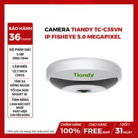 Camera TIANDY TC-C35VN IP Fisheye Hồng Ngoại 5.0 MP (I3/E/Y/1.4mm/V4.2)